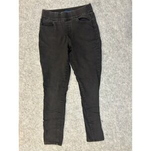 Bandolino Thea Tummy Toner Black Stretch Denim Jeans Women's Size 6